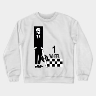 Ska man onewheel rider Crewneck Sweatshirt